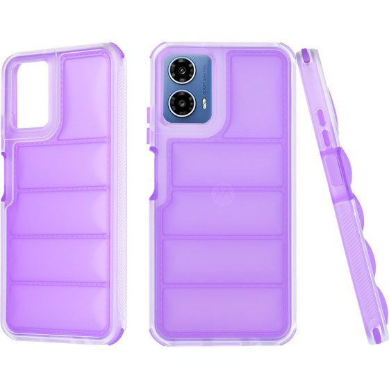 Techsuit - Wave Shield - Motorola Moto G34 / Moto G45 - Violet