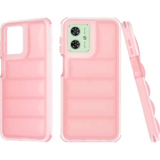 Techsuit - Wave Shield - Motorola Moto G54 - Pink