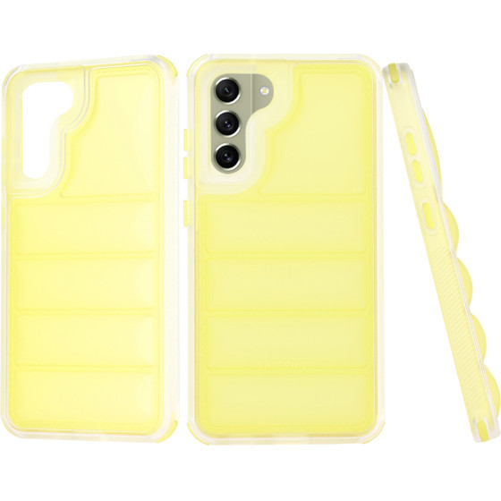 Techsuit - Wave Shield - Samsung Galaxy S21 FE 5G - Yellow