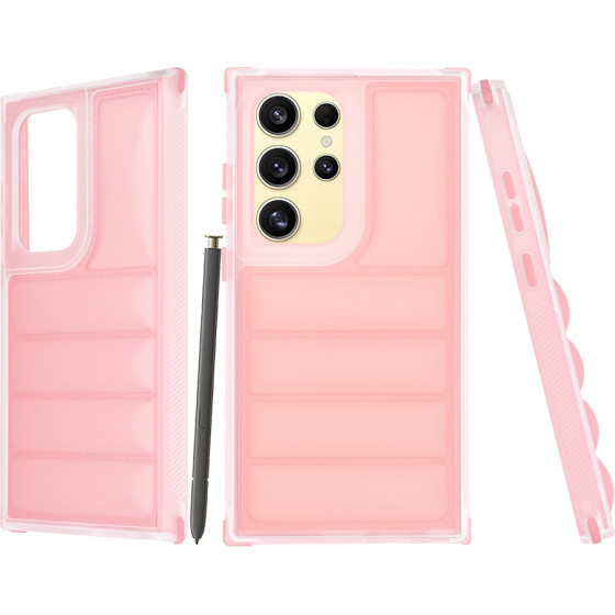Techsuit - Wave Shield - Samsung Galaxy S24 Ultra - Pink