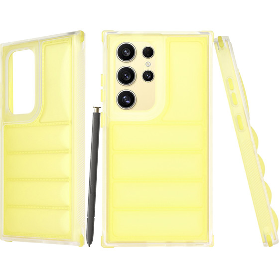 Techsuit - Wave Shield - Samsung Galaxy S24 Ultra - Yellow
