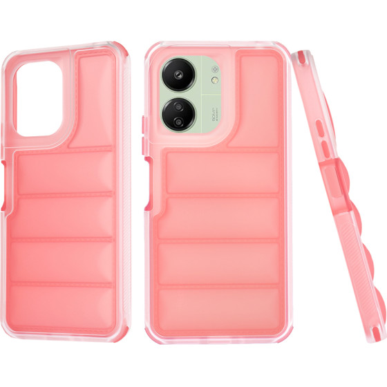 Techsuit - Wave Shield - Xiaomi Redmi 13C 4G / Redmi 13C 5G / Poco C65 - Red
