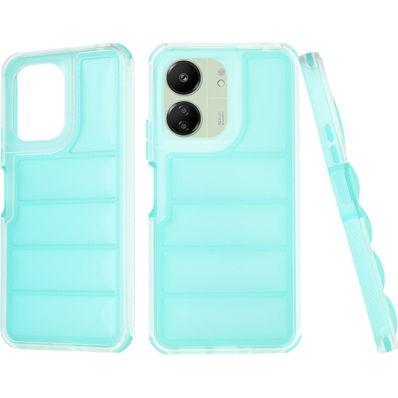 Techsuit - Wave Shield - Xiaomi Redmi 13C 4G / Redmi 13C 5G / Poco C65 - Turquoise