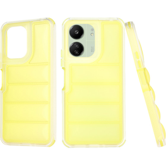 Techsuit - Wave Shield - Xiaomi Redmi 13C 4G / Redmi 13C 5G / Poco C65 - Yellow