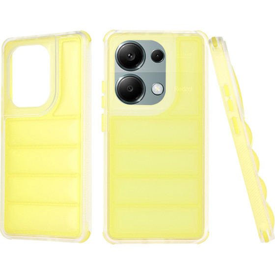 Techsuit - Wave Shield - Xiaomi Redmi Note 13 Pro 4G / Poco M6 Pro 4G - Yellow