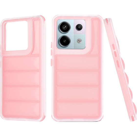 Techsuit - Wave Shield - Xiaomi Redmi Note 13 Pro 5G / Poco X6 - Pink