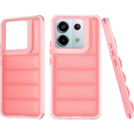 Techsuit - Wave Shield - Xiaomi Redmi Note 13 Pro 5G / Poco X6 - Red