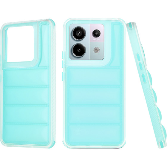 Techsuit - Wave Shield - Xiaomi Redmi Note 13 Pro 5G / Poco X6 - Turquoise