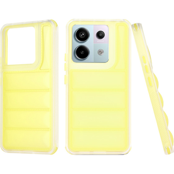 Techsuit - Wave Shield - Xiaomi Redmi Note 13 Pro 5G / Poco X6 - Yellow