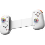 Techsuit - Wireless Controller (BSP-D8 Pro) - for Phones, Tablets (Android, iOS, PS4), Bluetooth, RGB Lights, 400mAh - White