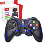 Techsuit - Wireless Controller (V8) - Bluetooth V4.0, 2.4G, 400mAh - Blue