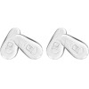 Techsuit - [Pack] 2 Pairs of Silicone Nose Pads (NPT1) - from Silicone, 14 x 7.5mm - Transparent