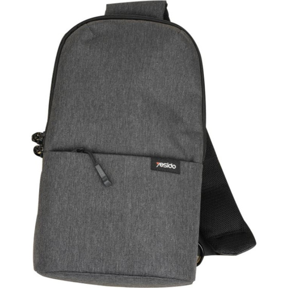 Yesido - Crossbody Sling Bag - Waterproof Oxford Cloth - Grey - (WB33)