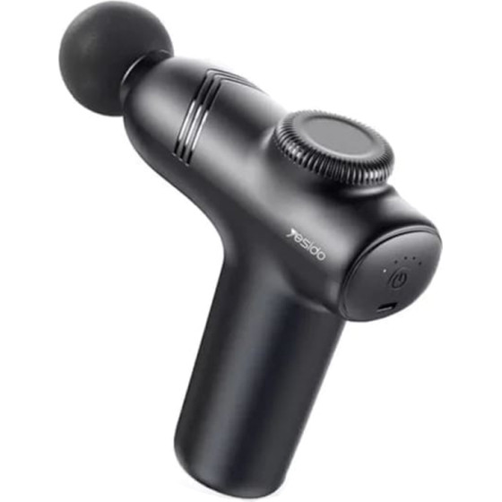 Yesido - Massage Gun - Low Noise, Type-C - Black - (MG01)