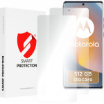 Smart Protection - Premium Classic (2 pack) - Motorola Edge 50 Fusion - Clear