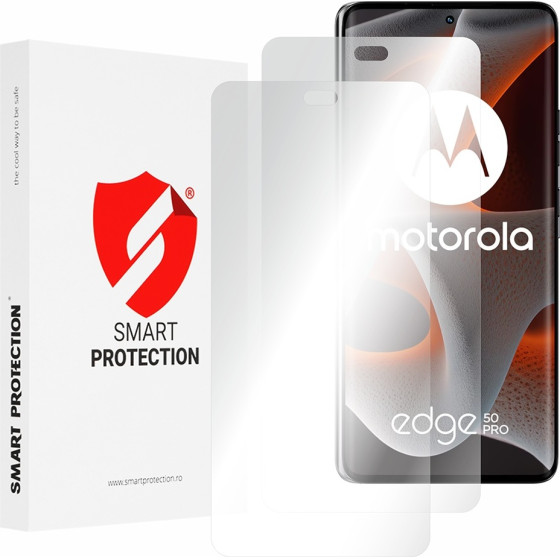 Smart Protection - Premium Classic (2 pack) - Motorola Edge 50 Pro - Clear