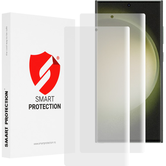 Smart Protection - Premium Classic (2 pack) - Samsung Galaxy S23 Ultra - Clear