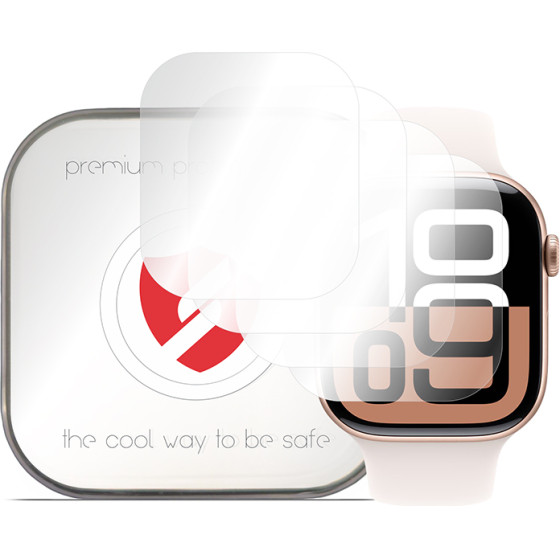 Smart Protection - Premium Classic (4 pack) - Apple Watch 10 42mm - Clear