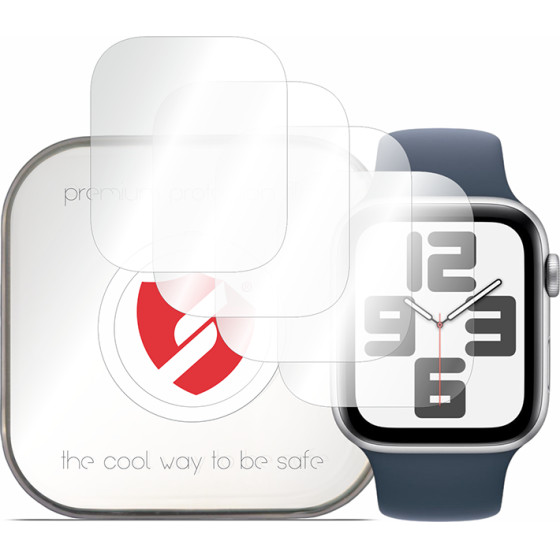 Smart Protection - Premium Classic (4 pack) - Apple Watch 4 / 5 / 6 / Se / Se 2 / 7 / 8 / 9 (44mm / 45mm) - Clear