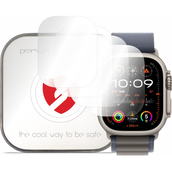 Smart Protection - Premium Classic (4 pack) - Apple Watch Ultra / Ultra 2 - Clear