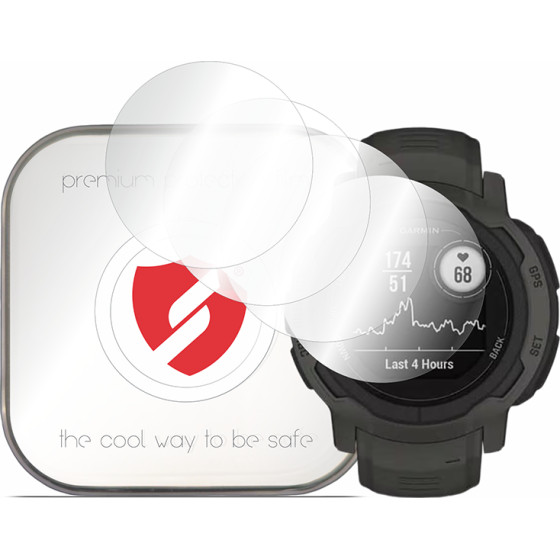 Smart Protection - Premium Classic (4 pack) - Garmin Instinct 2 - Clear