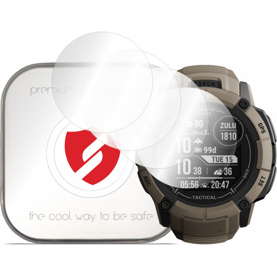 Smart Protection - Premium Classic (4 pack) - Garmin Instinct 2X Solar - Clear