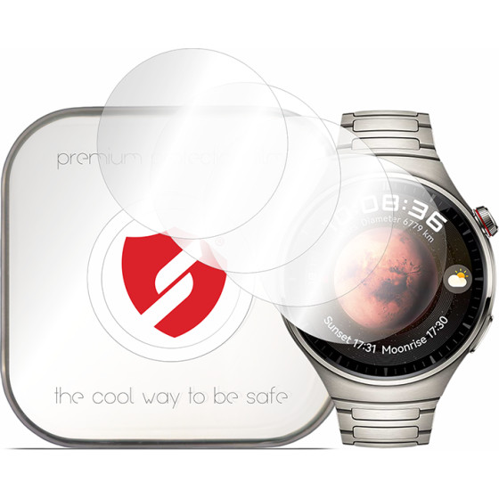 Smart Protection - Premium Classic (4 pack) - Huawei Watch 4 Pro - Clear