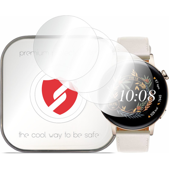 Smart Protection - Premium Classic (4 pack) - Huawei Watch Gt 3 42mm - Clear