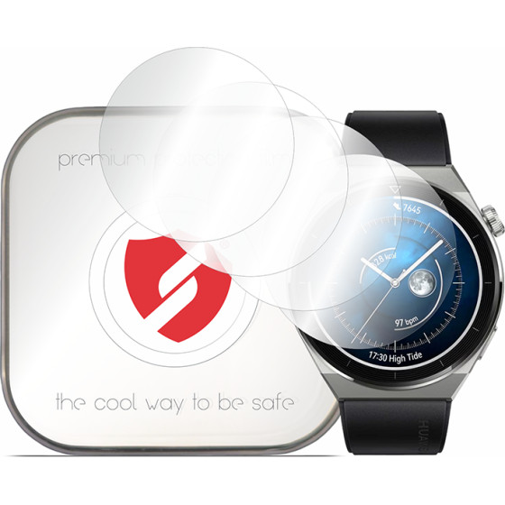 Smart Protection - Premium Classic (4 pack) - Huawei Watch Gt 3 Pro 46mm - Clear
