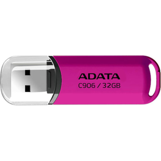 Adata - Memory Stick - Usb 2.0 FlashDrive, 32GB - Pink - (AC906-32G-RPP)