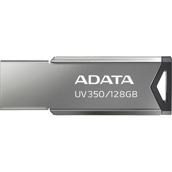 Adata - Memory Stick - Usb 3.2 FlashDrive, 128GB, 90/40MB/s - Silver - (AUV350-128G-RBK)