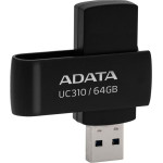 Adata - Memory Stick - Usb 3.2 FlashDrive, 64GB - Black - (UC310-64G-RBK)