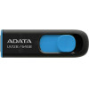 Adata - Memory Stick - Usb 3.2 FlashDrive, 64GB, 90/40MB/s - Black / Blue - (AUV128-64G-RBE)