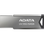 Adata - Memory Stick - Usb 3.2 FlashDrive, 64GB, 90/40MB/s - Silver - (AUV350-64G-RBK)