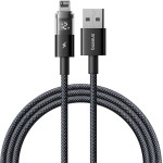 Baseus - Data Cable Display 2 - Usb To Lightning, Fast Charging, Digital Display, 2.4A, 2m - Cosmic Black - (P10382700121-01)