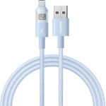 Baseus - Data Cable Display 2 - Usb To Lightning, Fast Charging, Digital Display, 2.4A, 2m - Galaxy Blue - (P10382700311-01)