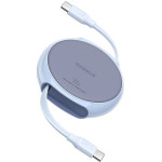 Baseus - Data Cable Pathfinder Series - Type-C To Type-C, 100W, 1m, Retractable - Galaxy Blue - (P10368400311-00)