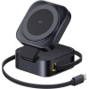 Baseus - Magnetic Wireless Charger Picogo - 2in1 Fast Charger, Type-C To Type-C Cable, 67W - Cosmic Black - (P10276800123-00)