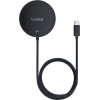 Baseus - Magnetic Wireless Charger Simple Mini4 - Universal, With Stand, USB-C, Qi2, 15W, 1m - Cosmic Black - (P10273300121-02)