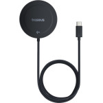 Baseus - Magnetic Wireless Charger Simple Mini4 - Universal, With Stand, USB-C, Qi2, 15W, 1m - Cosmic Black - (P10273300121-02)