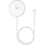 Baseus - Magnetic Wireless Charger Simple Mini4 Air - Fast Charging, Cable Type-C, Qi2, 15W - Frost Silver - (P10278200S11-00)
