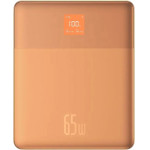 Baseus - Power Bank Blade - 2x Type-C, 65W, 12000mAh, Digital Display, With Cable USB-C - Orange - (P10063801733-00)