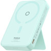 Baseus - Power Bank Magpro Magnetic PPCXZ05 - USB-C, 5000mAh, 20W, MagSafe, Cable Type-C, 3A, 30cm - Mint - (P10064101333-00)