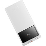 Baseus - Power Bank Star-Lord - 2x USB, Type-C, Micro-USB, 22.5W, 10000mAh, Cable Type-C, 3A, 30cm - White - (PPXJ100002)