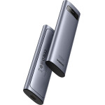 Baseus - Ssd Enclosure Flyjoy Series (B00760600811-02) - Type-C, 10Gbps, 1G Read/Write, M.2NVME/Sata Compatible - Space Grey