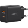 Baseus - Wall Charger - USB, Type-C, Fast Charge 20W - Cluster Black - (P10111403113-00)
