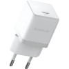 Baseus - Wall Charger Palm - Fast Charger, Type-C, Pd 20W, 5V/3A - Moon White - (P10111602213-00)