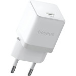 Baseus - Wall Charger Palm - Fast Charger, Type-C, Pd 20W, 5V/3A - Moon White - (P10111602213-00)