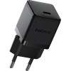 Baseus - Wall Charger Palm - Fast Charger, With Type-C To Type-C Cable, 30W, 5V/3.0A, 1m - Cluster Black - (P10111605113-01)