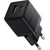 Baseus - Wall Charger Palm - Fast Charging, 2in1, USB, Type-C, 30W - Cluster Black - (P1011160A113-00)